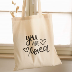 you are loved - tote bag