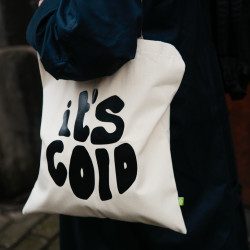 it’s cold - tote bag